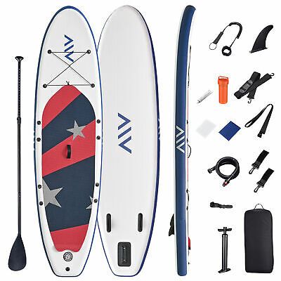 10 Ft Inflatable Stand Up Paddle Board Kit SUP Pump Backpack Surfing Adult Pro - Trend Times Toy Stores
