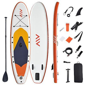 10 Ft Inflatable Stand Up Paddle Board Kit SUP Pump Backpack Surfing Adult Yoga - Trend Times Toy Stores