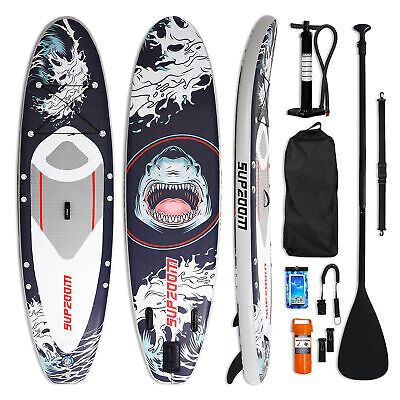 10 Ft Inflatable Stand Up Paddle Board Kit SUP Pump Backpack Surfing Adult Youth - Trend Times Toy Stores