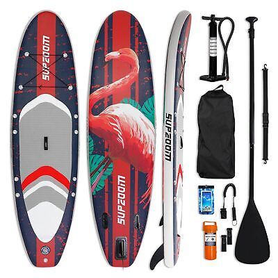 10 Ft Inflatable Stand Up Paddle Board Kit SUP Pump Backpack Surfing Adult Youth - Trend Times Toy Stores