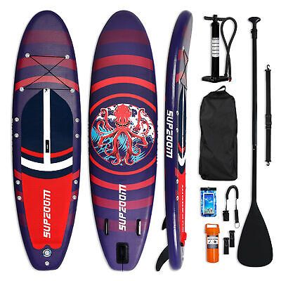 10 Ft Inflatable Stand Up Paddle Board Kit SUP Pump Backpack Surfing Adult Youth - Trend Times Toy Stores