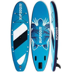 10 Ft Inflatable Stand Up Paddle Board Kit SUP Pump Backpack Surfing Adult Youth Blue - Trend Times Toy Stores
