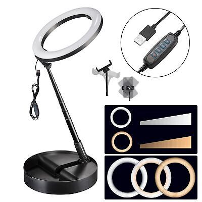 10" LED Ring Light Foldable Portable Dimmable for YouTube Makeup Live Selfie - Trend Times Toy Stores