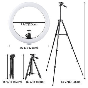 10" LED Ring Light w/Selfie Stick & Tripod Stand Kit for Phone Video Live Stream - Trend Times Toy Stores