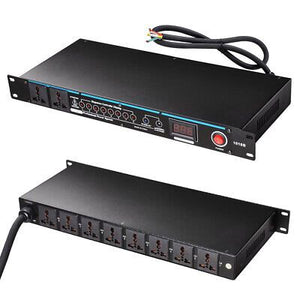 10 Outlets G-type Rack Mountable 30 Amp Power Conditioner with LED Display - Trend Times Toy Stores