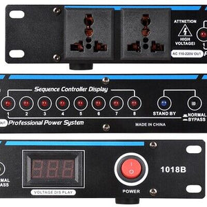 10 Outlets G-type Rack Mountable 30 Amp Power Conditioner with LED Display - Trend Times Toy Stores
