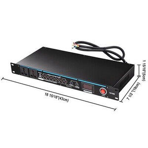10 Outlets G-type Rack Mountable 30 Amp Power Conditioner with LED Display - Trend Times Toy Stores