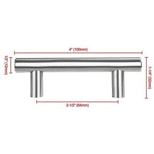 10 PCS 4" T Bar Kitchen Cabinet Door Handles Drawer Pulls Knobs Stainless Steel - Trend Times Toy Stores