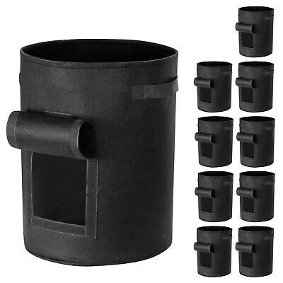 10 Pack LAGarden 10 Gallon Potato Planting Bag Observation Harvest Window Garden - Trend Times Toy Stores