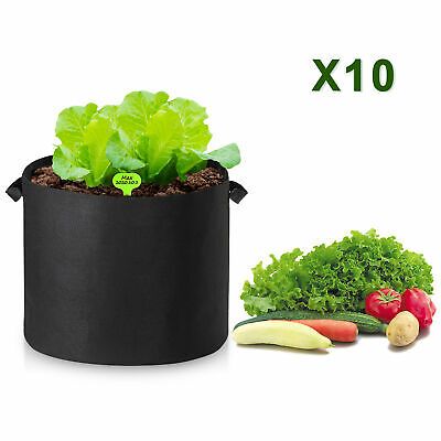10 Pack LAGarden 20 Gallon Planting Bag Planter Pot with Handle Potato Balcony - Trend Times Toy Stores