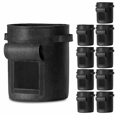 10 Pack LAGarden 5 Gallon Potato Planting Bag Observation Harvest Window Yard - Trend Times Toy Stores