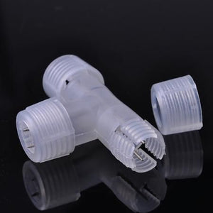 10 Pcs 1/2" 2 Wire T Compression Connector for Rope Light - Trend Times Toy Stores