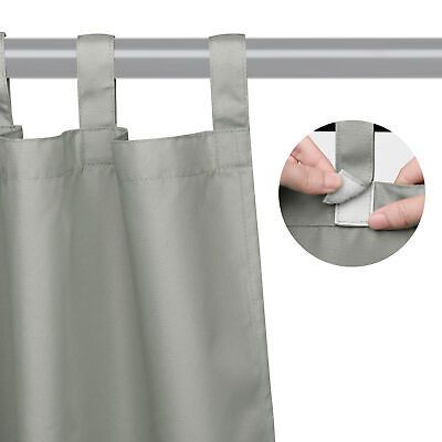 10 Pcs 54"x120" Outdoor Curtain Drape Tab Top UV30+ Patio Pergola Backyard - Trend Times Toy Stores
