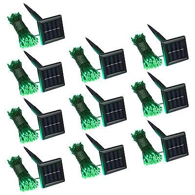 10 Pcs Solar String Lights 36 FT Waterproof Green Solar Xmas Light Outdoor Tree - Trend Times Toy Stores
