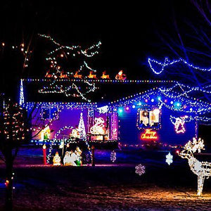 10 Pcs Solar String Lights 36 FT Waterproof RYBG Solar Xmas Light Outdoor Tree - Trend Times Toy Stores