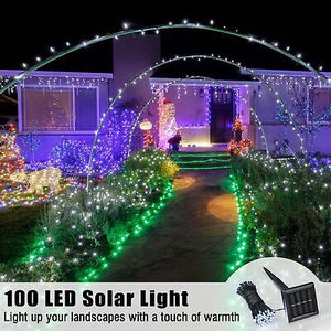 10 Pcs Solar String Lights 36 FT Waterproof White Solar Xmas Light Outdoor Tree - Trend Times Toy Stores