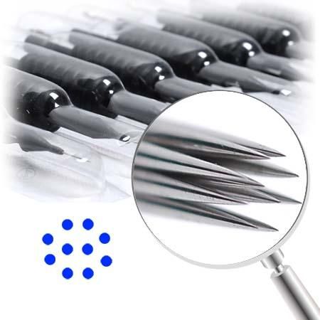 10 Round Shader Sterilized Tattoo Needles Tubes 10 Pack - Trend Times Toy Stores