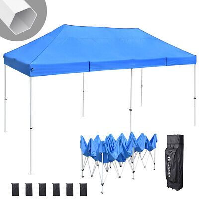 10' X 20' Outdoor Patio Gazebo EZ POP UP Party Tent Wedding Canopy W/Carry Bag - Trend Times Toy Stores