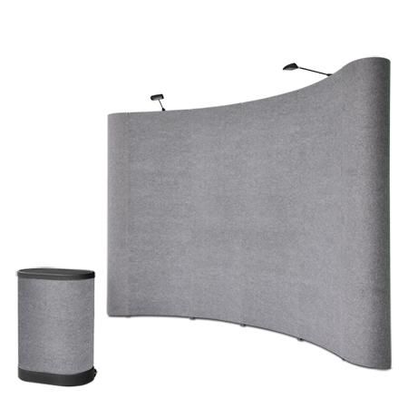 10'x8' Pop Up Portable Trade Show Display Booth w/ Counter G - Trend Times Toy Stores