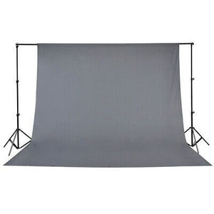 10ft 100% Cotton Muslin Chromakey Backdrop Photo Studio Background Gray Screen - Trend Times Toy Stores