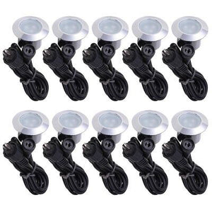 10pc Deck Garden Mall Landscape Warm White LED Lights Low Voltage Waterproof - Trend Times Toy Stores