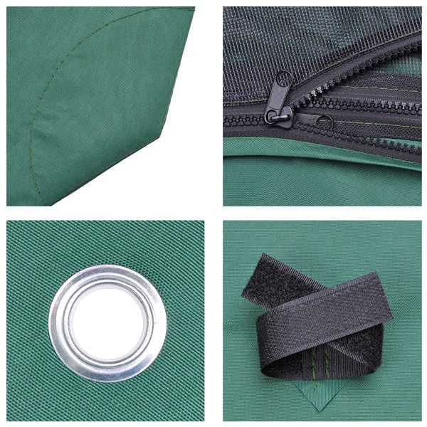 10x10 ft Garden Gazebo Replacement Canopy Top Green - Trend Times Toy Stores