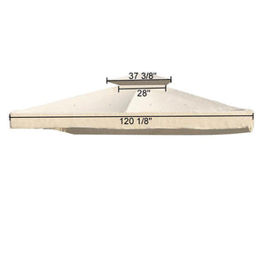 10x10 ft Patio Canopy Gazebo Replacement Top Ivory - Trend Times Toy Stores
