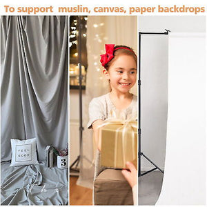 10x9.5 Ft Adjustable Backdrop Stand Set with 120? 16:9 Front Projection Screen - Trend Times Toy Stores