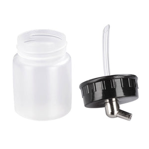 10x Plastic Airbrush Bottle Siphon Feed Paint Cup Single Dual Action 22 80cc Opt 22cc For Single Action - Trend Times Toy Stores