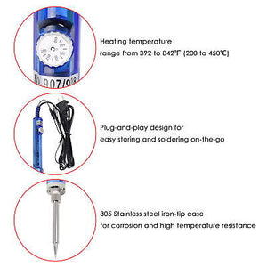 110V Adjustable Electric Temperature Gun Welding Soldering Station Iron Tool 60W - Trend Times Toy Stores