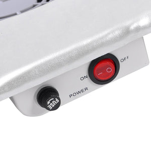 110V Nail Dust Collector Manicure Pedicure Salon Nail Drill Art Suction Fan Tool Silver - Trend Times Toy Stores