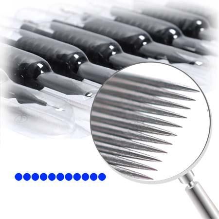 11 Flat Shader Sterilized Tattoo Needles Tubes 10 Pack - Trend Times Toy Stores