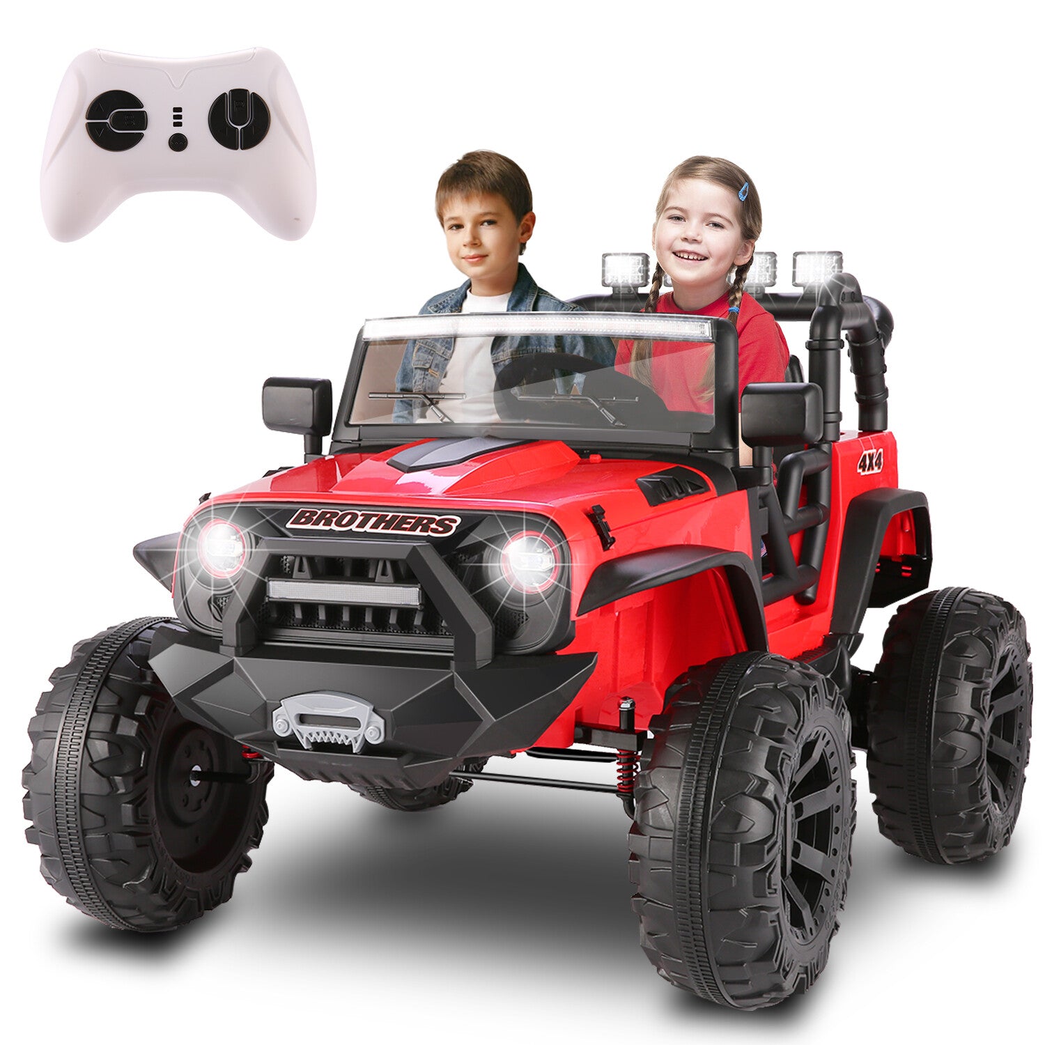 12V/24V Large Electric Ride-On Truck and Motorcycle for Kids Toy Gift Trend Times Variant 0