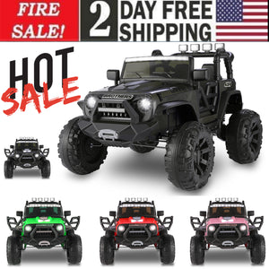 12/24V Large Electric Ride-On Truck for Kids with Parental Remote Control Trend Times 12