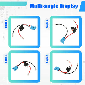 12 AWG Wire Harness Connector Replacement Compatible with Peg Perego 12V9803 Trend Times 2