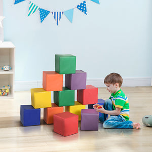 12-Piece Soft Foam Building and Stacking Play Blocks Set Trend Times 1
