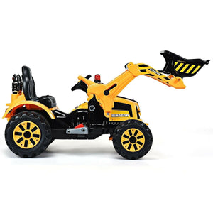 12V Battery-Powered Yellow Kids Ride-On Dumper Truck Trend Times 2