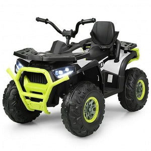 12V Kids Electric 4-Wheeler ATV Quad with MP3 Player and LED Lights White Trend Times Variant 0