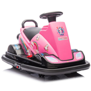 Kids Ride-On Motor Bumper Car with Cute Pink Design for Ages 3-5 Trend Times 0