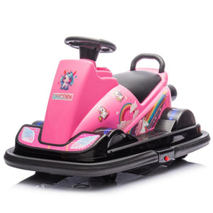Kids Ride-On Motor Bumper Car with Cute Pink Design for Ages 3-5 Trend Times 7