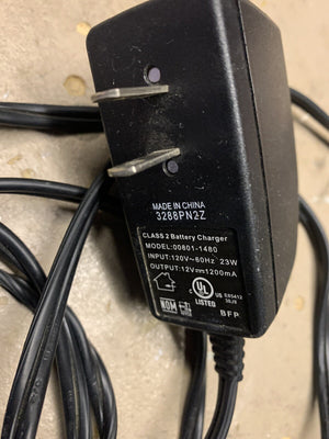 12 Volt 12V Charger for Power Wheels PN: 00801-1480 Trend Times 3