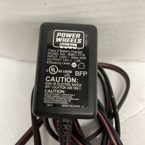 12 Volt OEM Charger for Power Wheels Battery Model 00801-1781 Trend Times 0