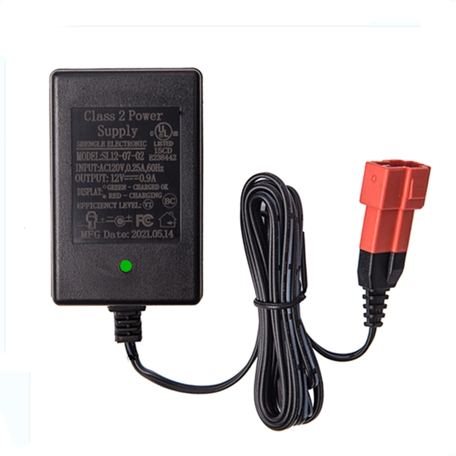 12 Volt 0.9A Battery Charger for Kids Electric Ride-On Car Toys Trend Times 0
