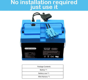 12 Volt Replacement Battery for Peg Perego John Deere Gator Polaris Gaucho Rockin' Case Vehicle Trend Times 3