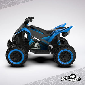 Volt Blue Phantom Battery-Powered ATV with Action Wheels for Boys and Girls Trend Times 6