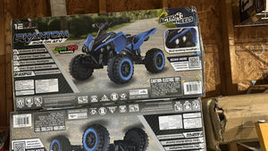 Volt Blue Phantom Battery-Powered Ride-On ATV for Boys and Girls Trend Times 1
