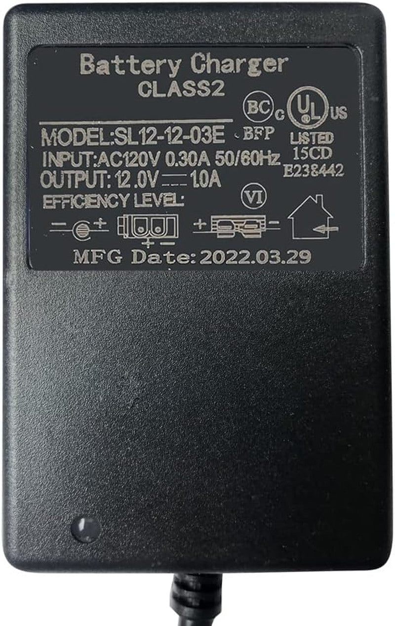 12 Volt Battery Charger for Kids Ride-On Cars and 12V Yamaha Raptor 7 Toys Trend Times 1