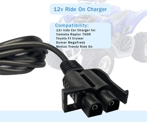 12 Volt Battery Charger for Kids Ride-On Cars and 12V Yamaha Raptor 7 Toys Trend Times 6