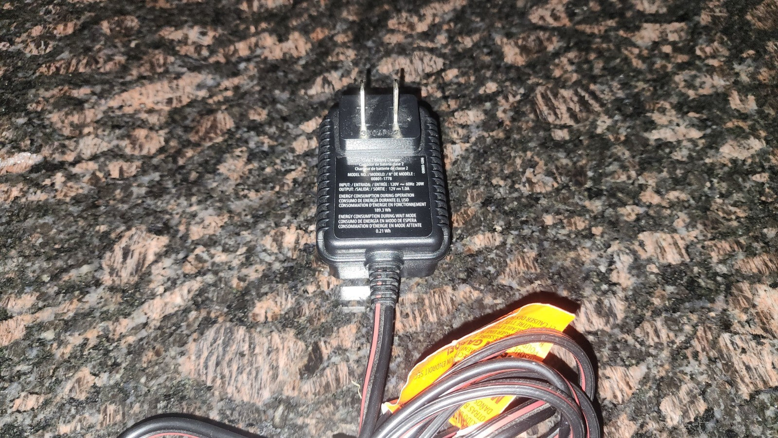 12-Volt Charger for Power Wheels with Efficient Charging Capability Model 00801-1778 Trend Times 1