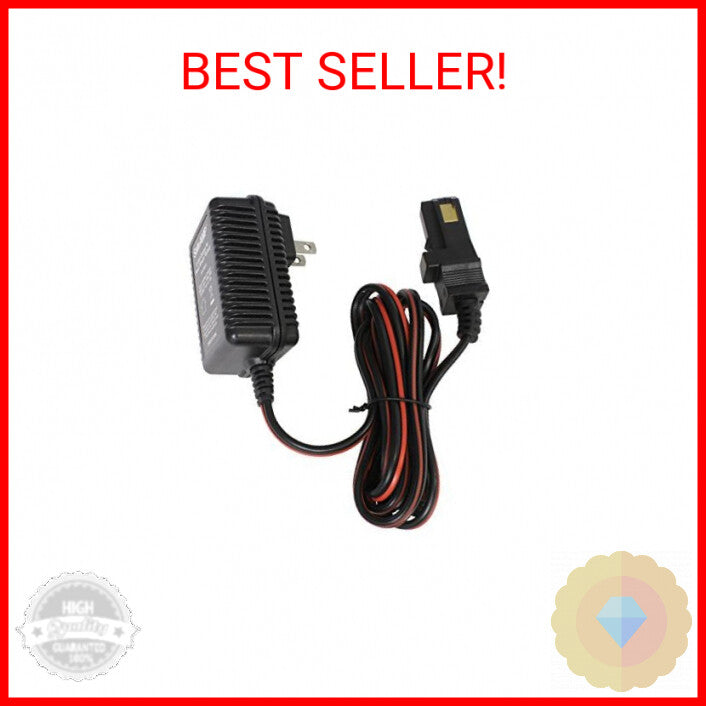 12-Volt Charger with Gray and Orange Top Batteries for Power Wheels Trend Times 0